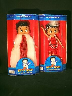 NIB Vintage Betty Boop Doll Set - Glamour & Flapper